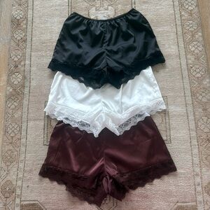 SHEIN Lace Shorts Lot of 3 size XS